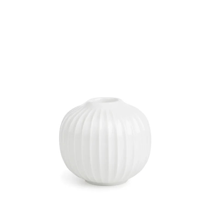 Kähler Design - Hammershøi Kerzenständer, Ø 8 x H 5,5 cm, weiss