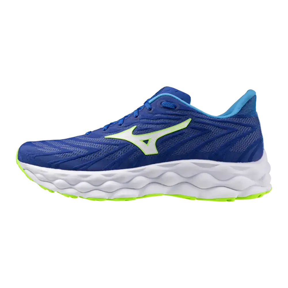 Mizuno Wave Sky 8 Hardloopschoenen Blauw/Wit/Groen Heren
