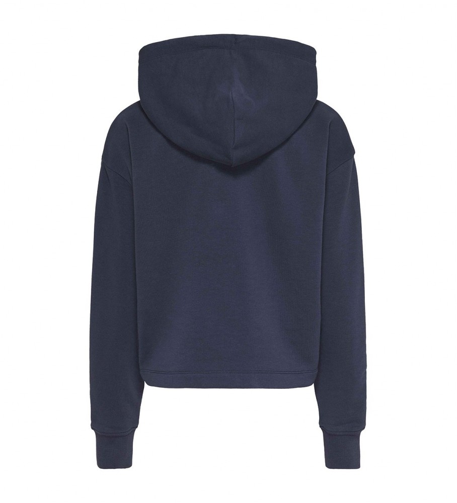 Moletom Tommy Jeans Essential Logo, Azul Marinho