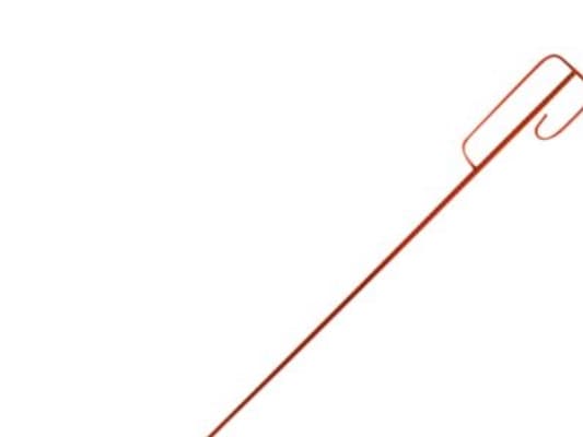Jordspyd for kabel og lægte - Længde 1200mm i stål