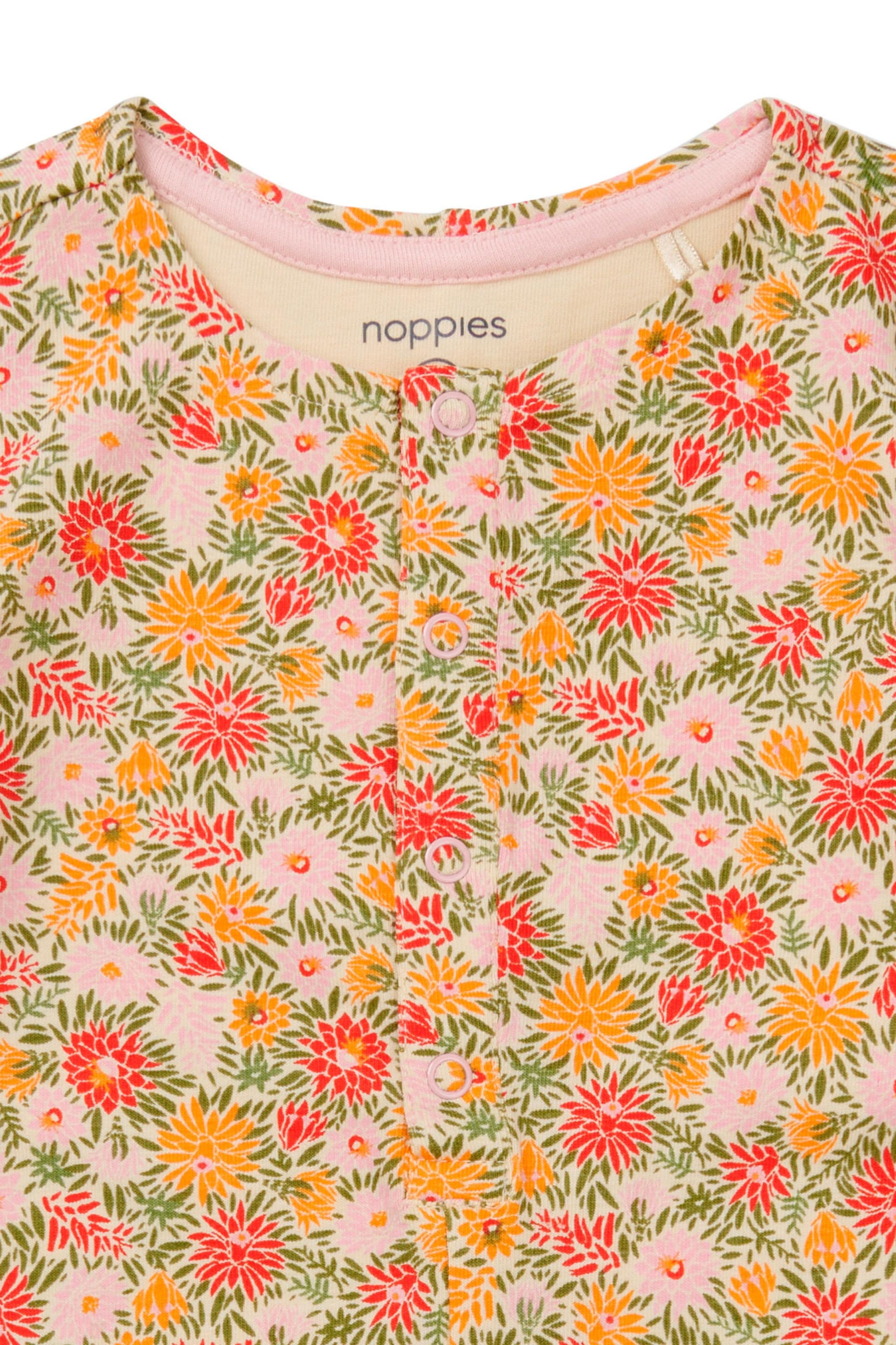 Noppies Baby Jumpsuit Millcreek Floral pattern Orange