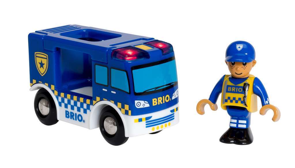 BRIO Spiel Polizeiwagen mit Licht und Sound