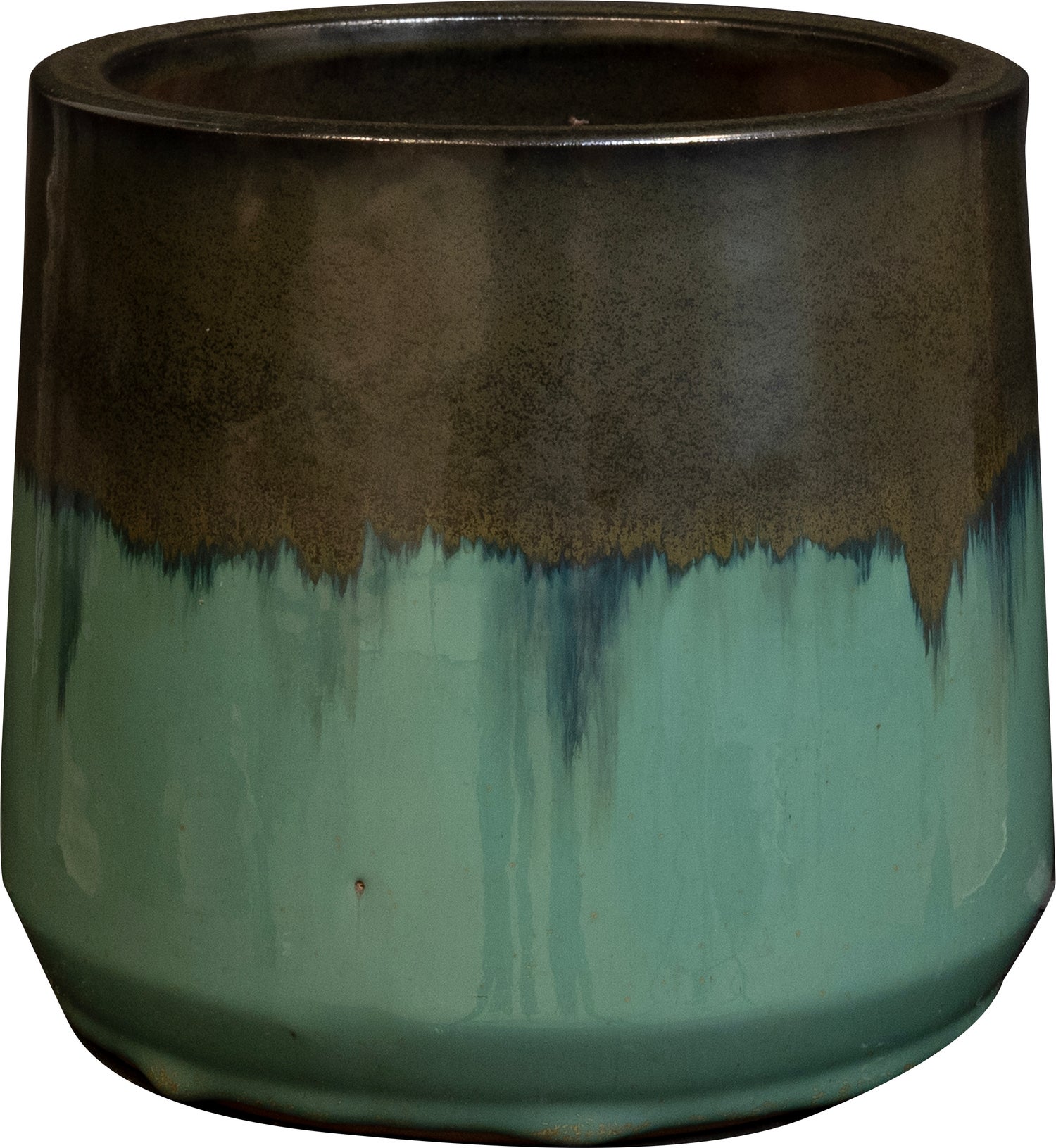 TS Collection bloempot Anouk groen D 19 H 17 cm