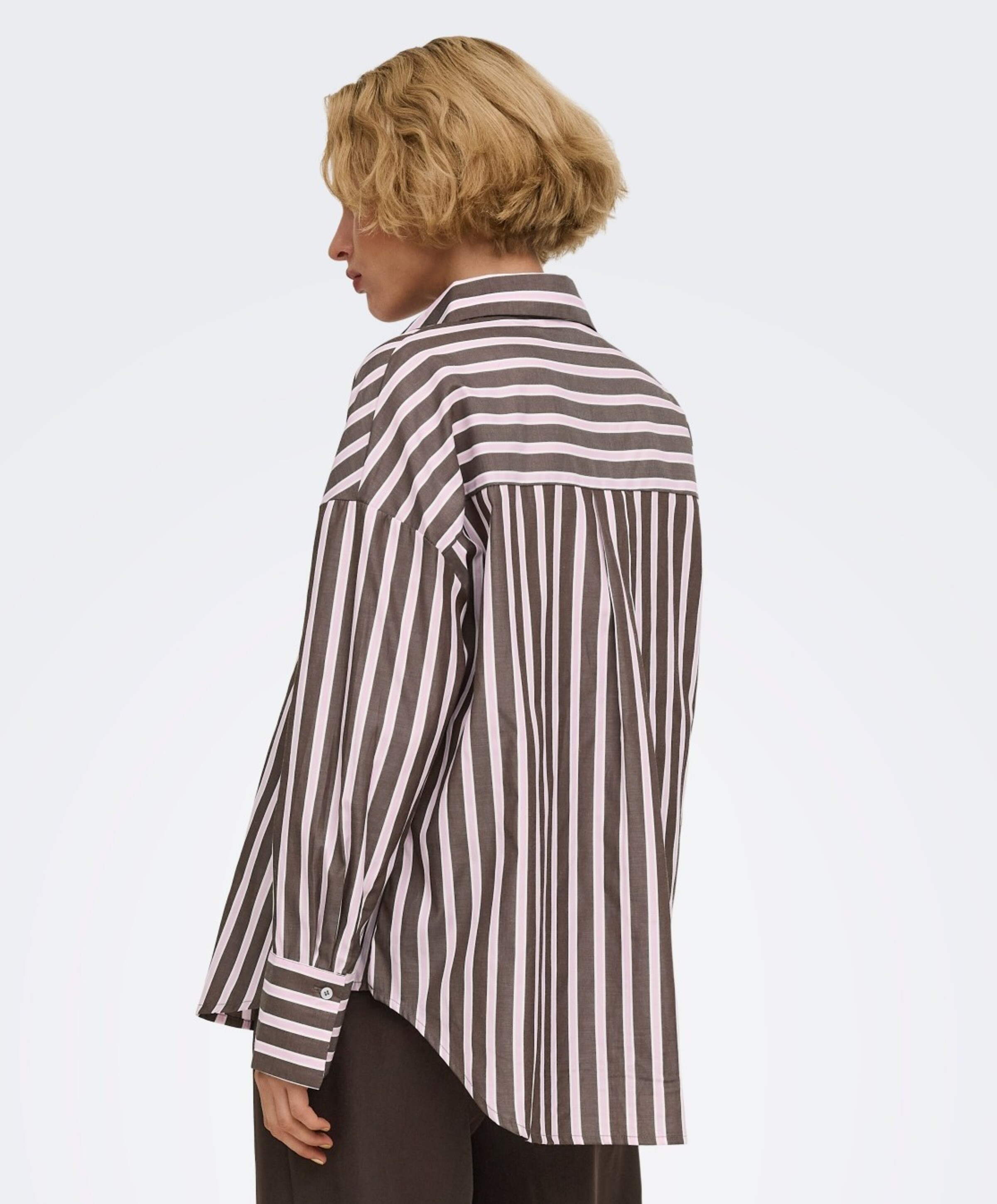 Only Dames blouse bruin
