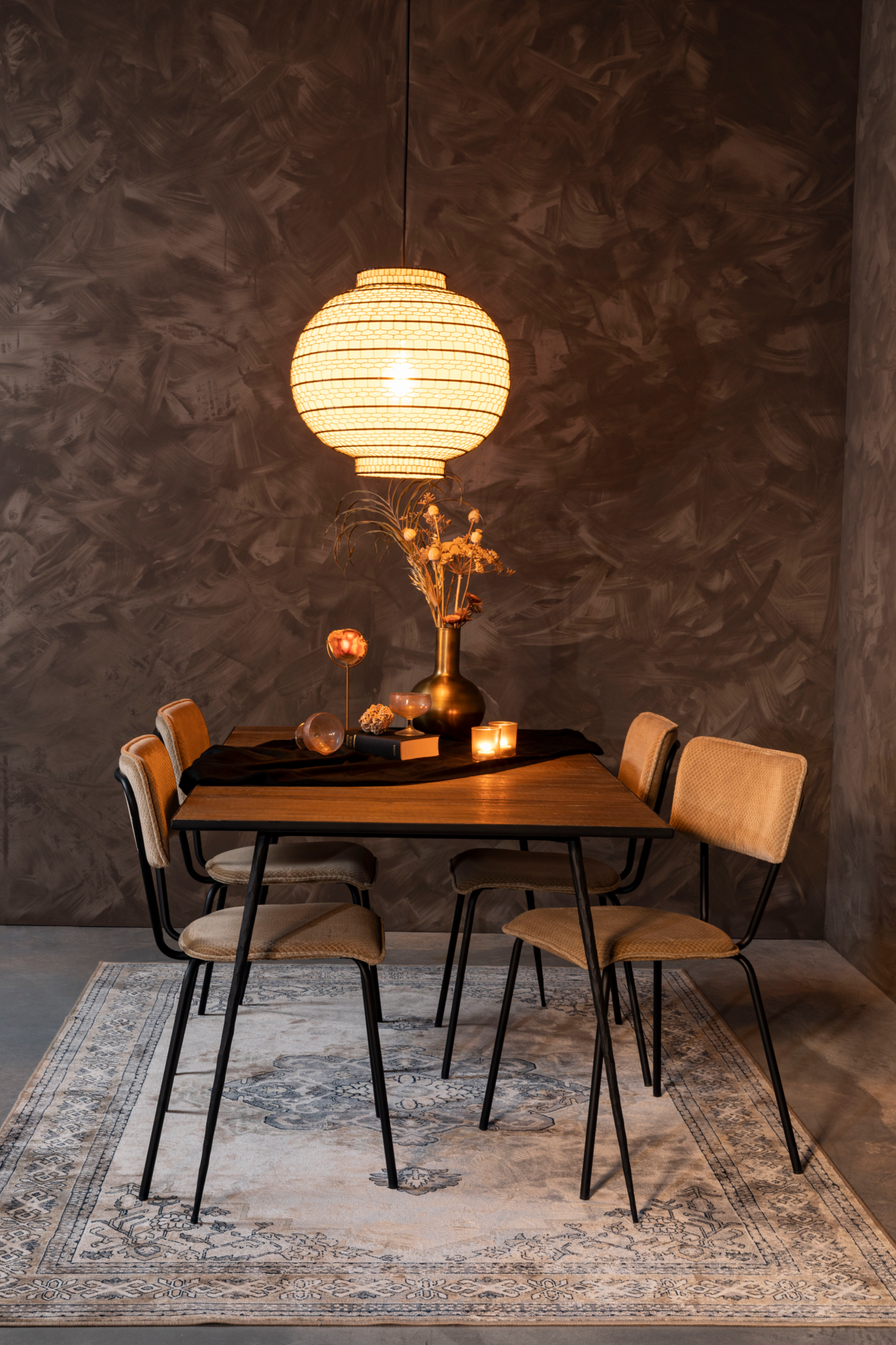 Dutchbone hanglamp Ming rond 45