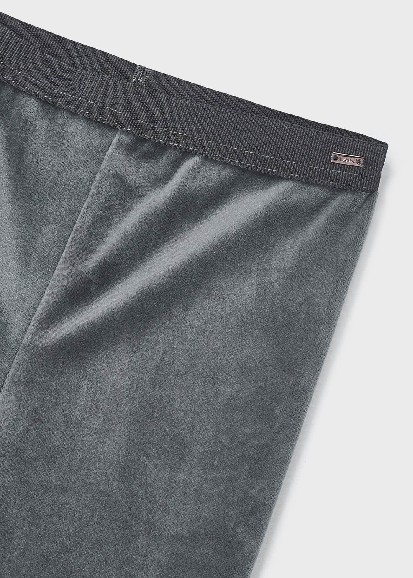 Leggings de veludo para meninas