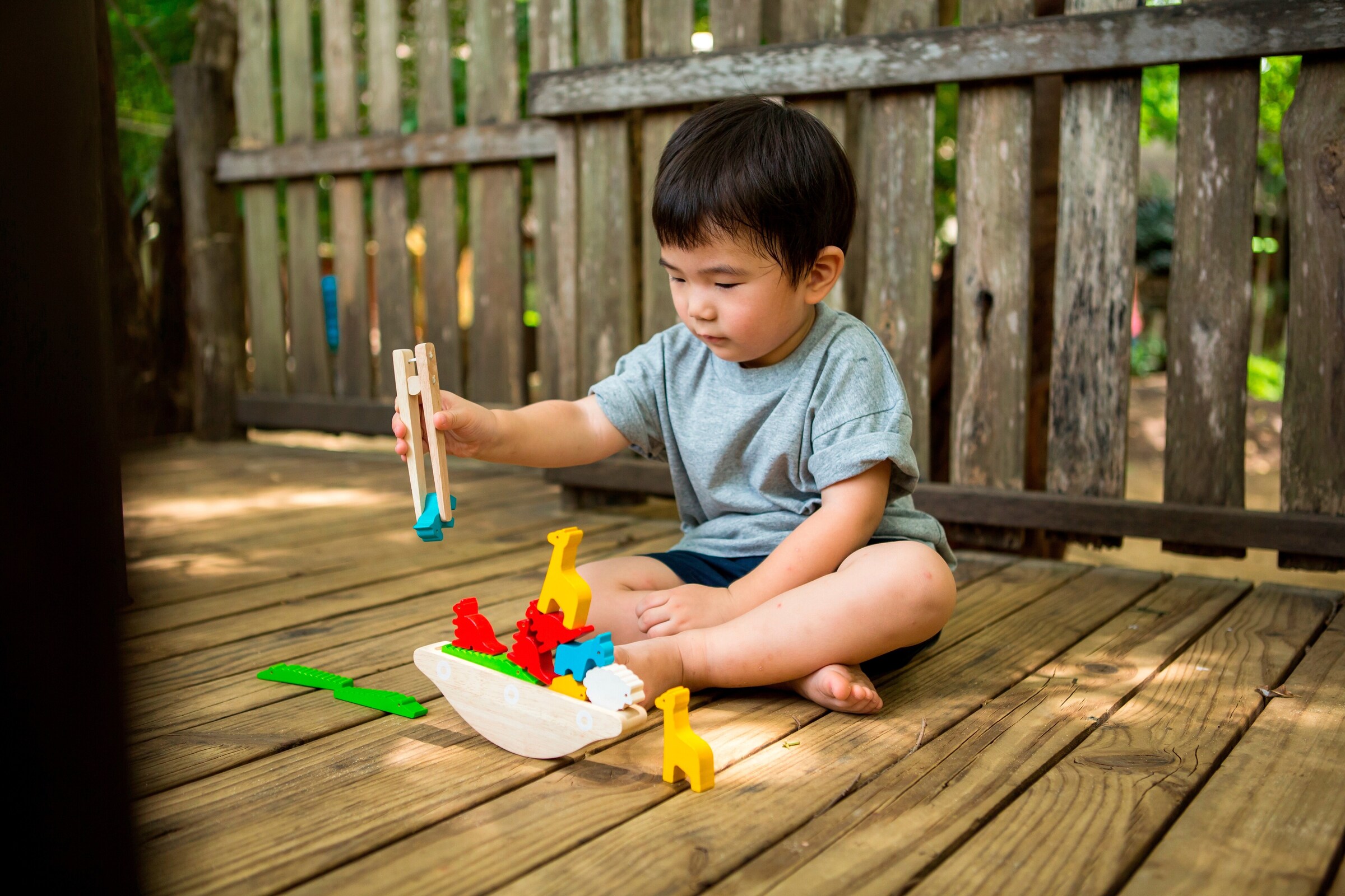 PlanToys Balancierspiel Boot