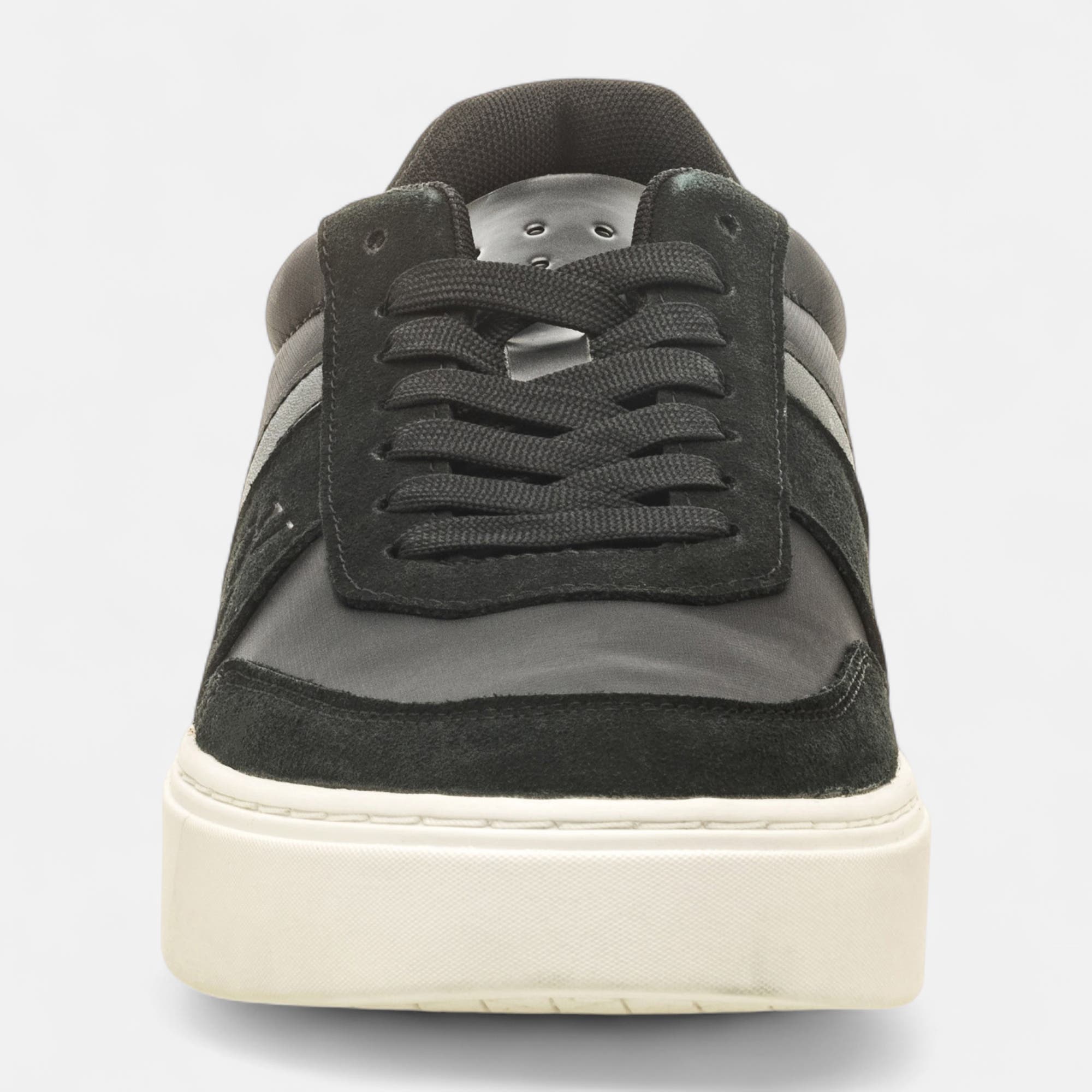 Baskets Homme en cuir noir