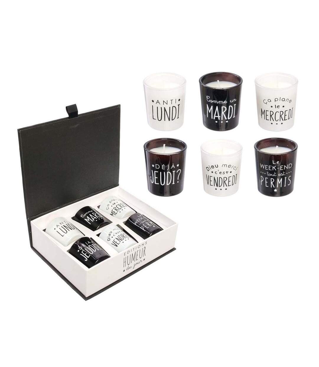 Coffret 6 bougies Humeur du jour