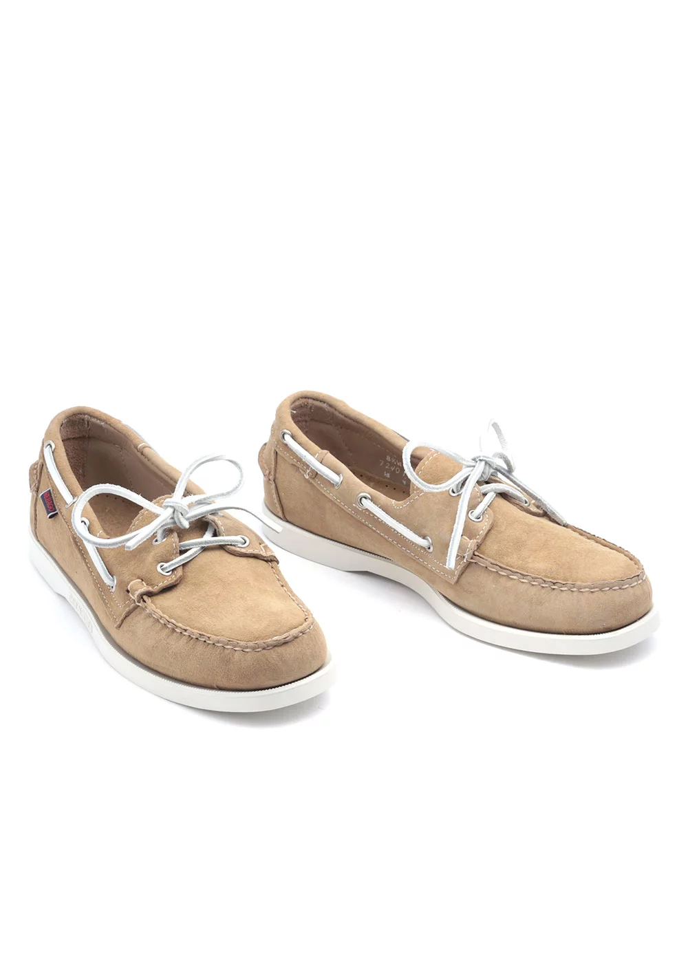 DOCKSIDE PORTLAND SUEDE LAMB WHITE GUM