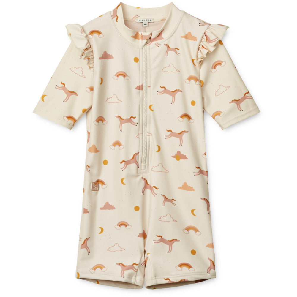 Køb LIEWOOD Dream / Ecru Amel Printed Badeheldragt