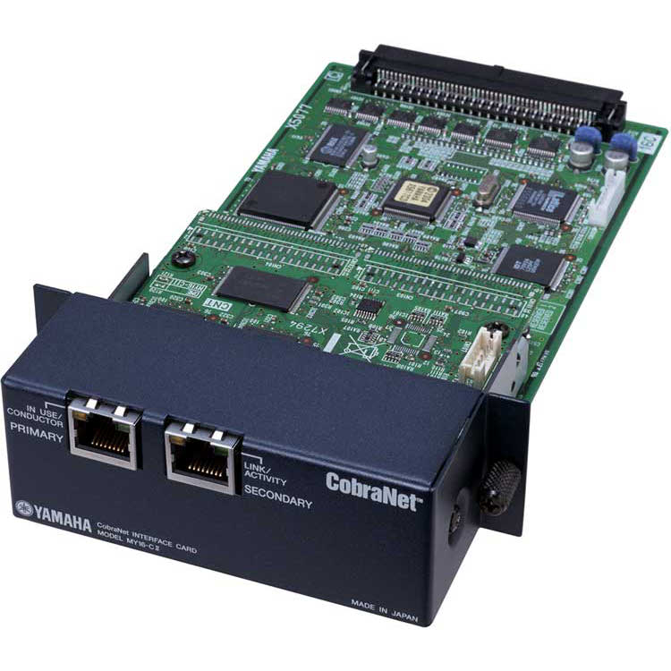 Yamaha MY16CII 16 kanaals Cobranet interface