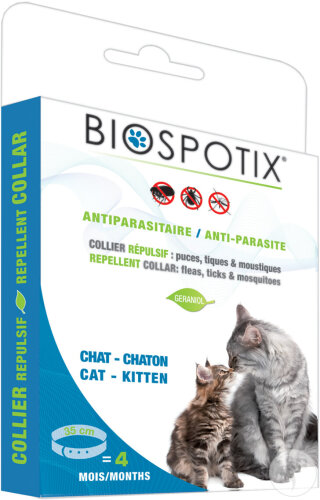 Biogance Biospotix Collier Répulsif Antiparasitaire Chat Et Chaton 1 Pièce