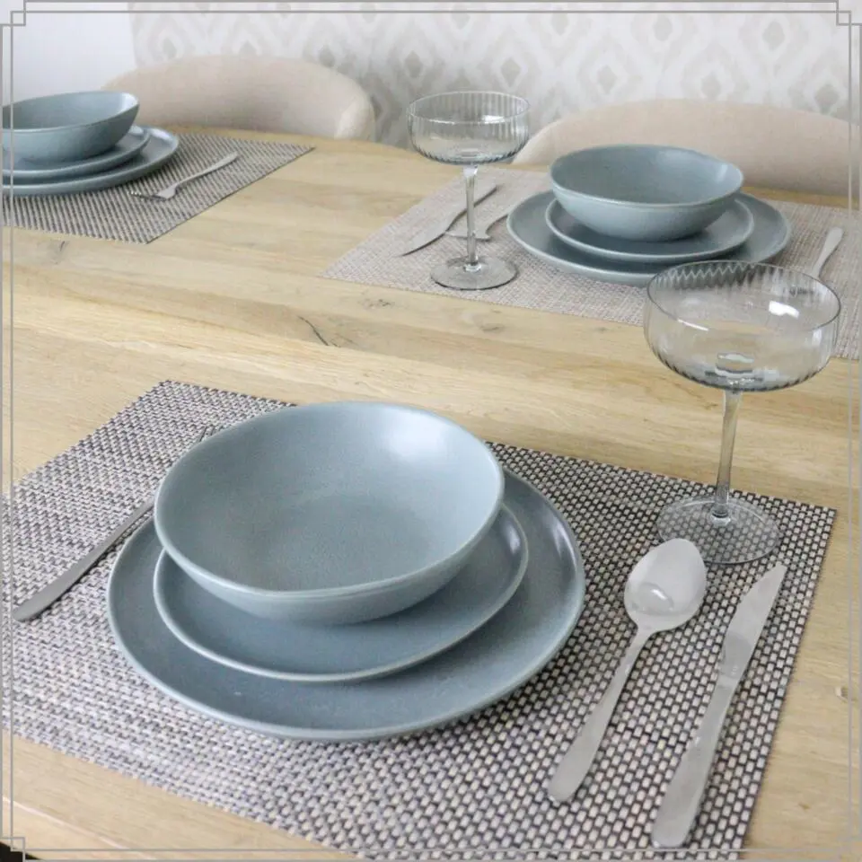 OTIX Ontbijtborden Bordenset 12 Persoons Dessertbord 21cm Aardewerk