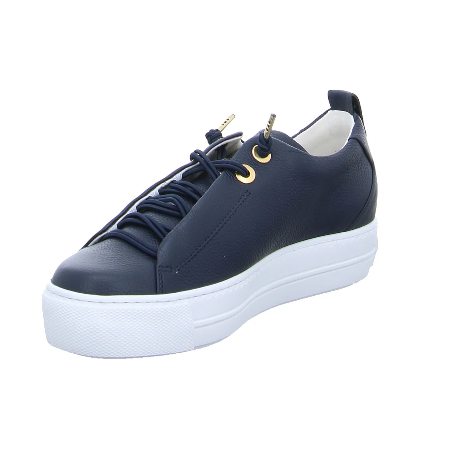 PAUL GREEN Sneaker Blau Leder  Super Soft