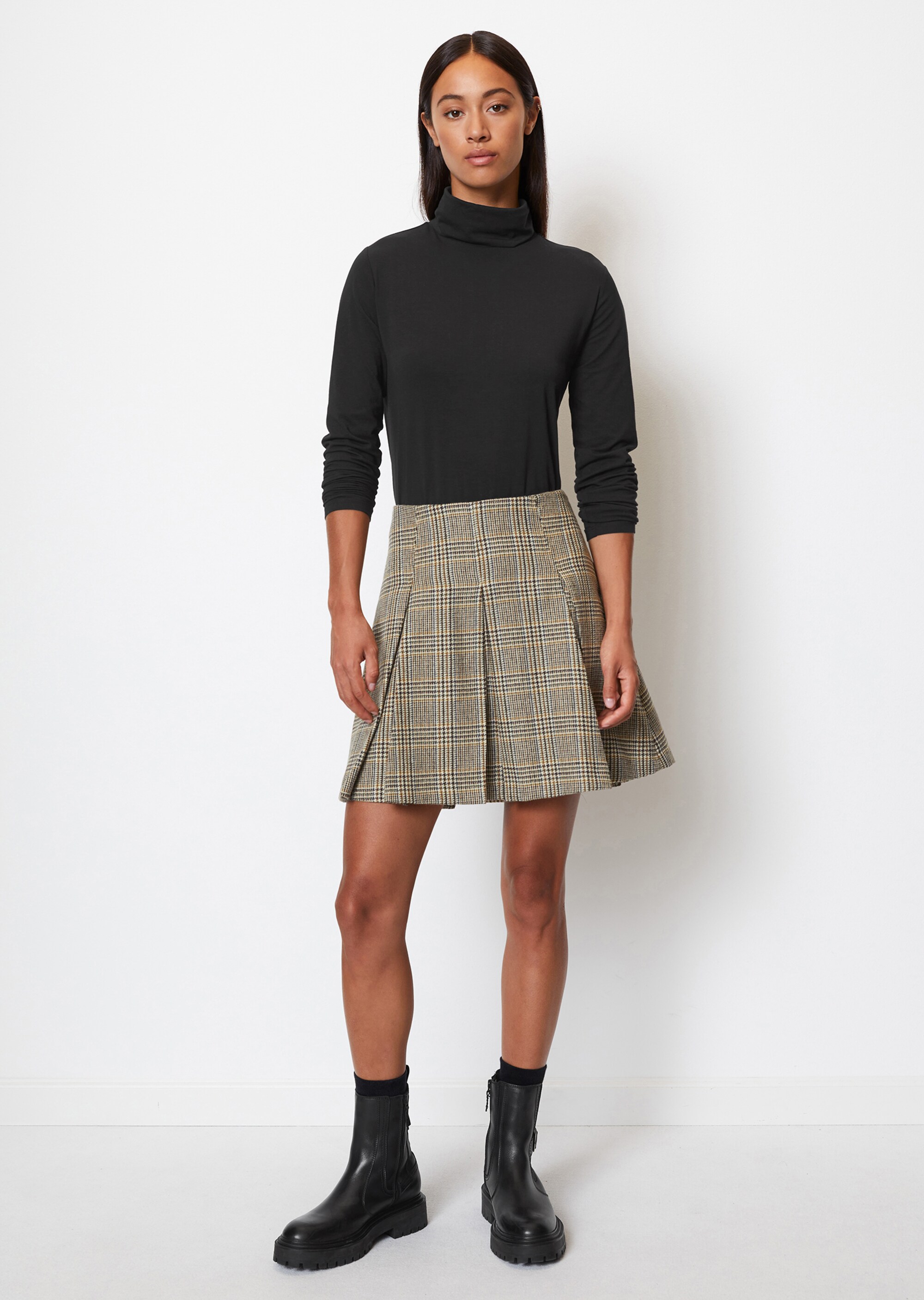 Rollkragen-Longsleeve regularmit TENCEL™ Modal