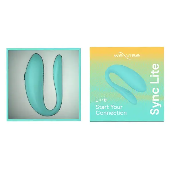 Vibrador conectado We-Vibe Sync Go Turquesa