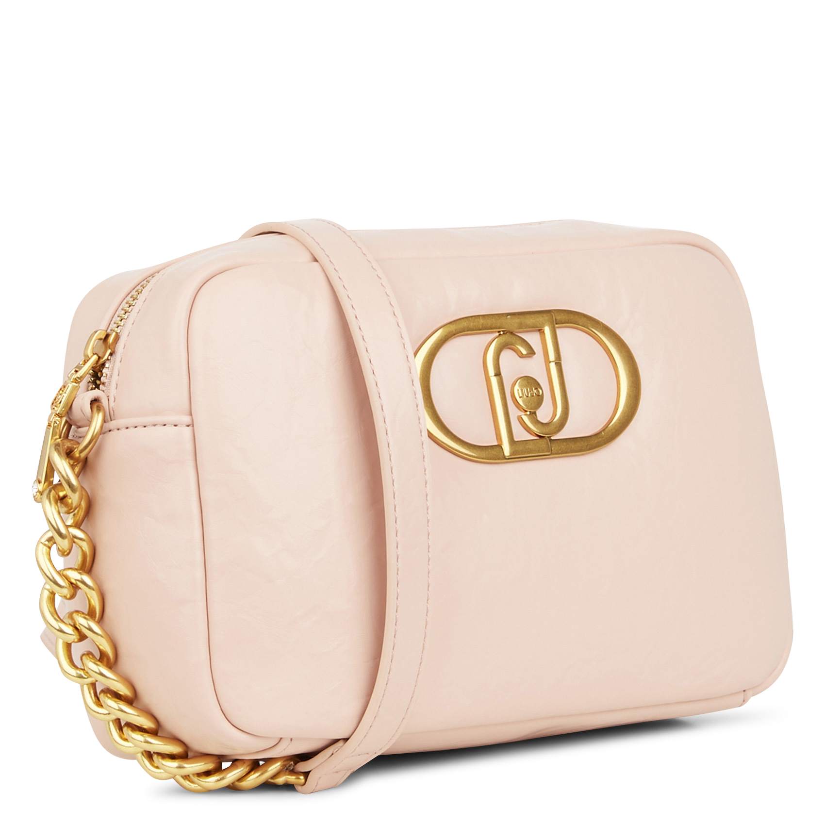 Sac bandoulière effet cuir | Rose