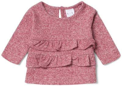 Luca & Lola Asia Genser Baby, Dark Pink Melange