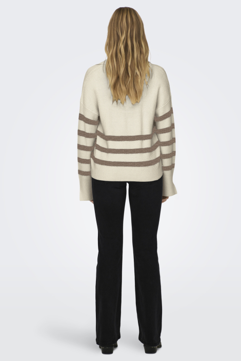 Only beige dames trui