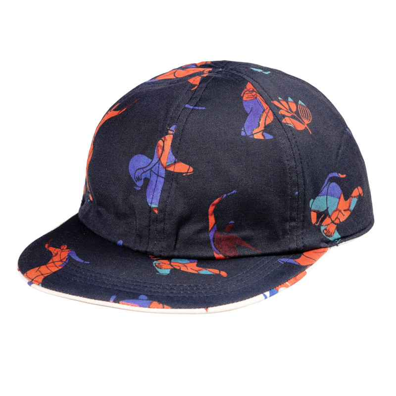 CHAPEAU DE BALLET RÉVERSIBLE 6P - NATUREL ET BLEU MARINE FONCÉ