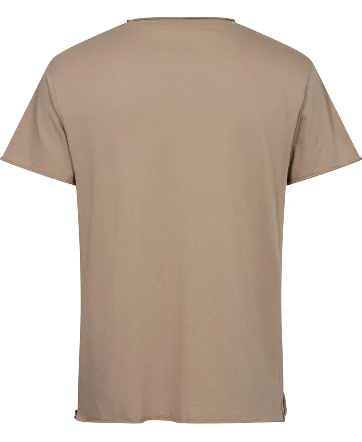 Filippa K Roll Neck Tee Faded khak