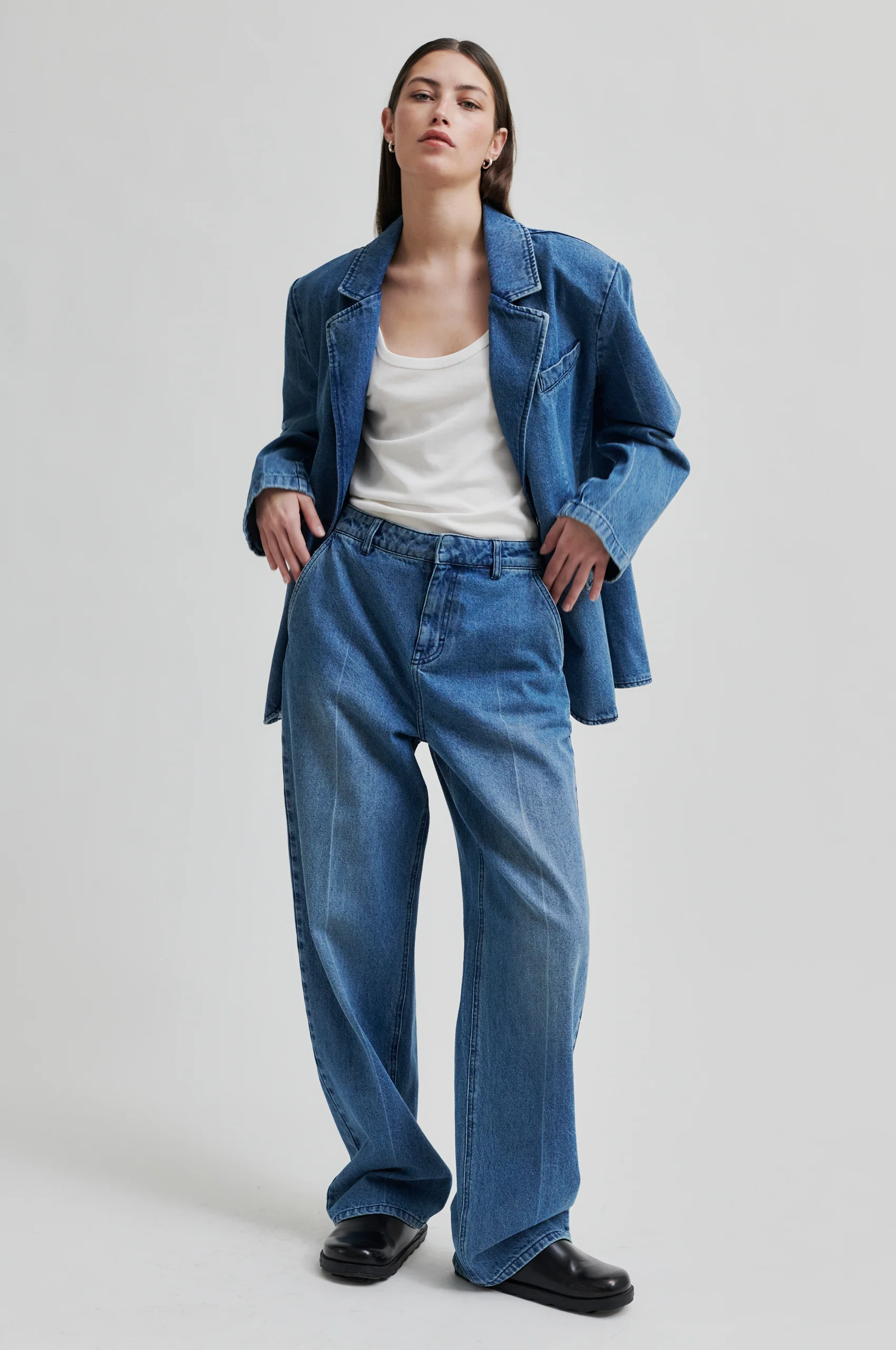 Second Female  Everly Denim jeans - blå