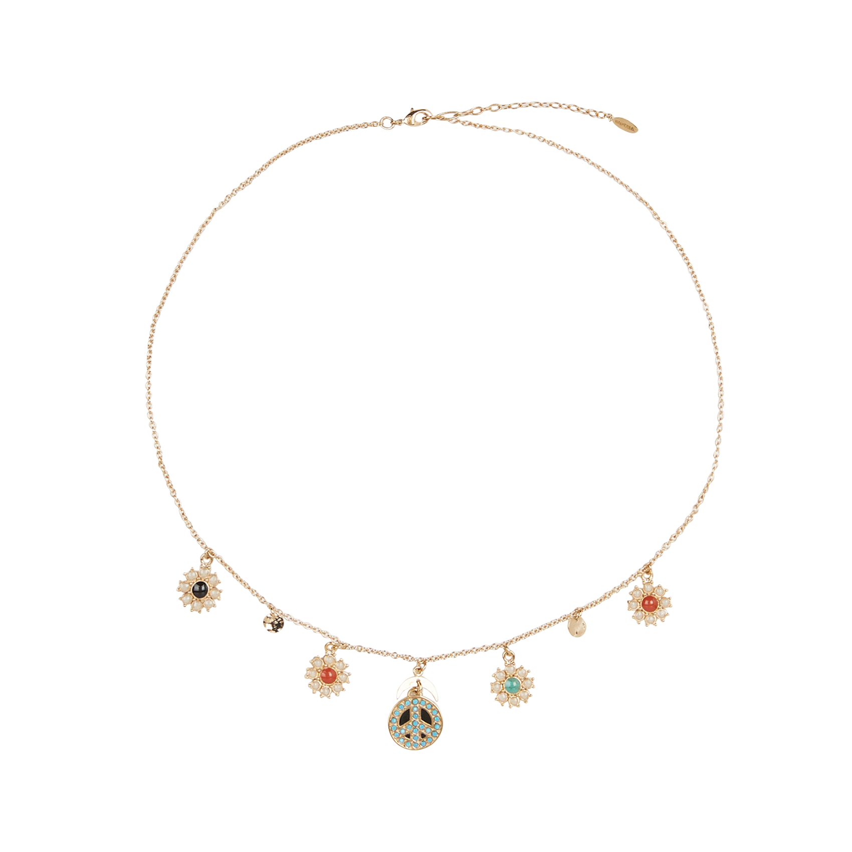 TAMBIEN - Collier en laiton plaqué | Doré