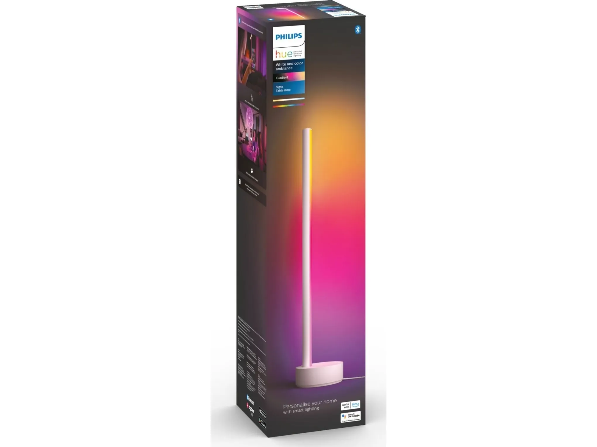 Philips Hue White and Color Ambiance Signe gradient - Bordlampe - Hvid