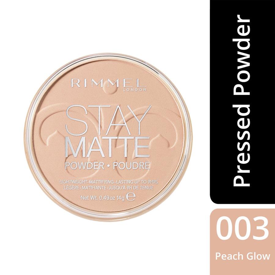 Rimmel London Stay Matte Pressed Face Powder #003 Peach Glow 14g