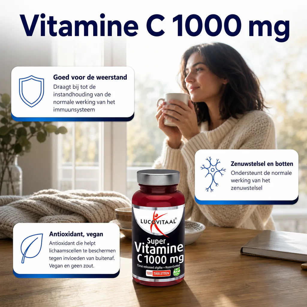 Vitamine C 1000 mg 100 tabletten
