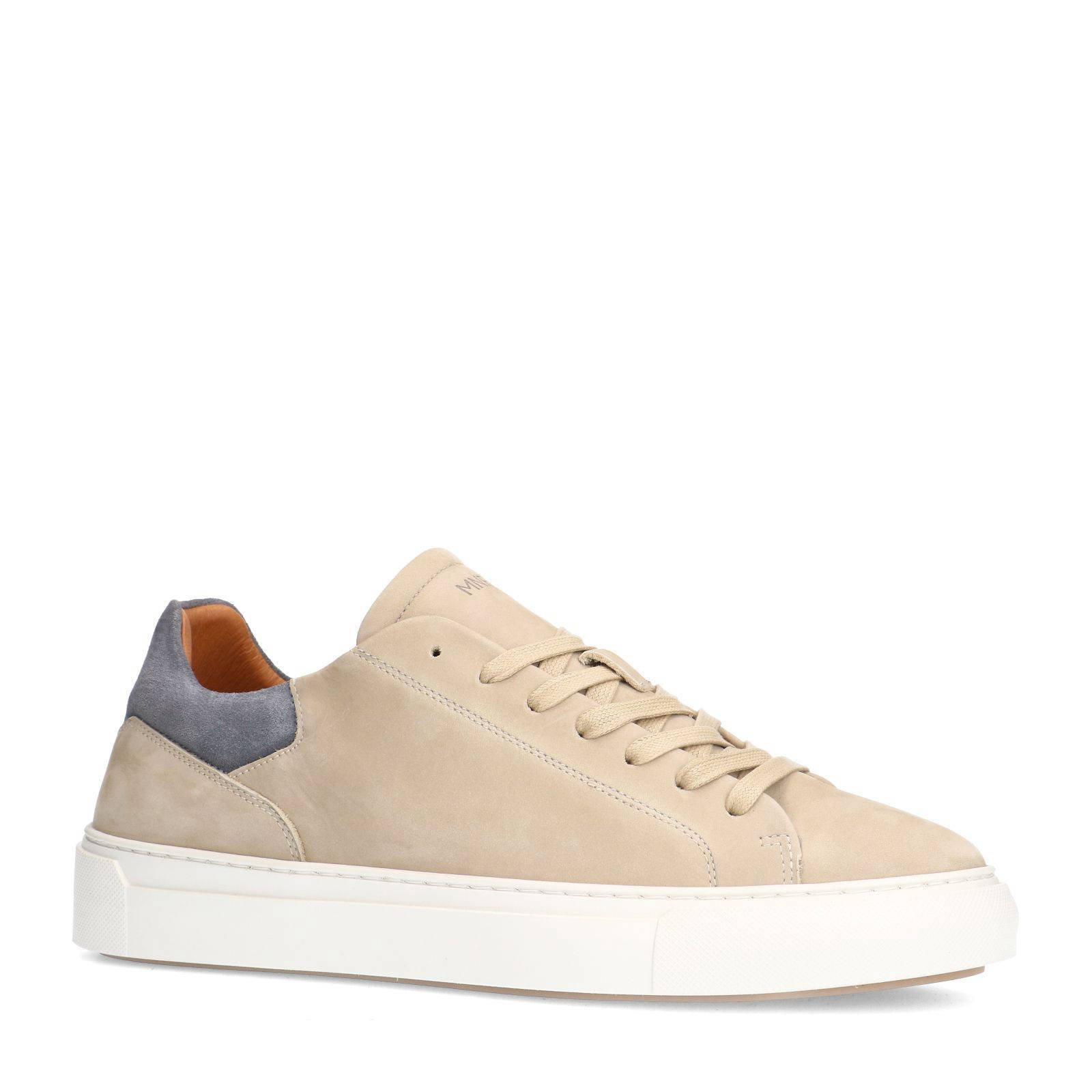 Manfield nubuck sneakers beige