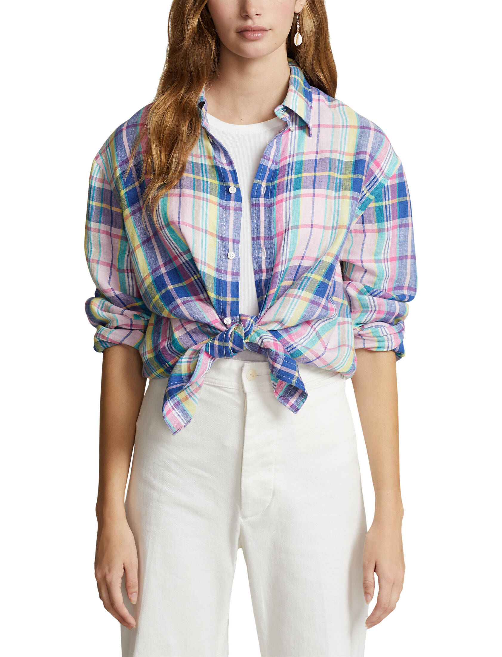 Polo Ralph Lauren| Damen Leinenbluse Langarm