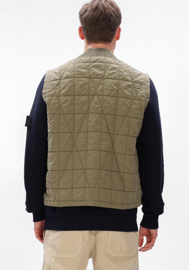 groene stone island bodywarmer vest s0300