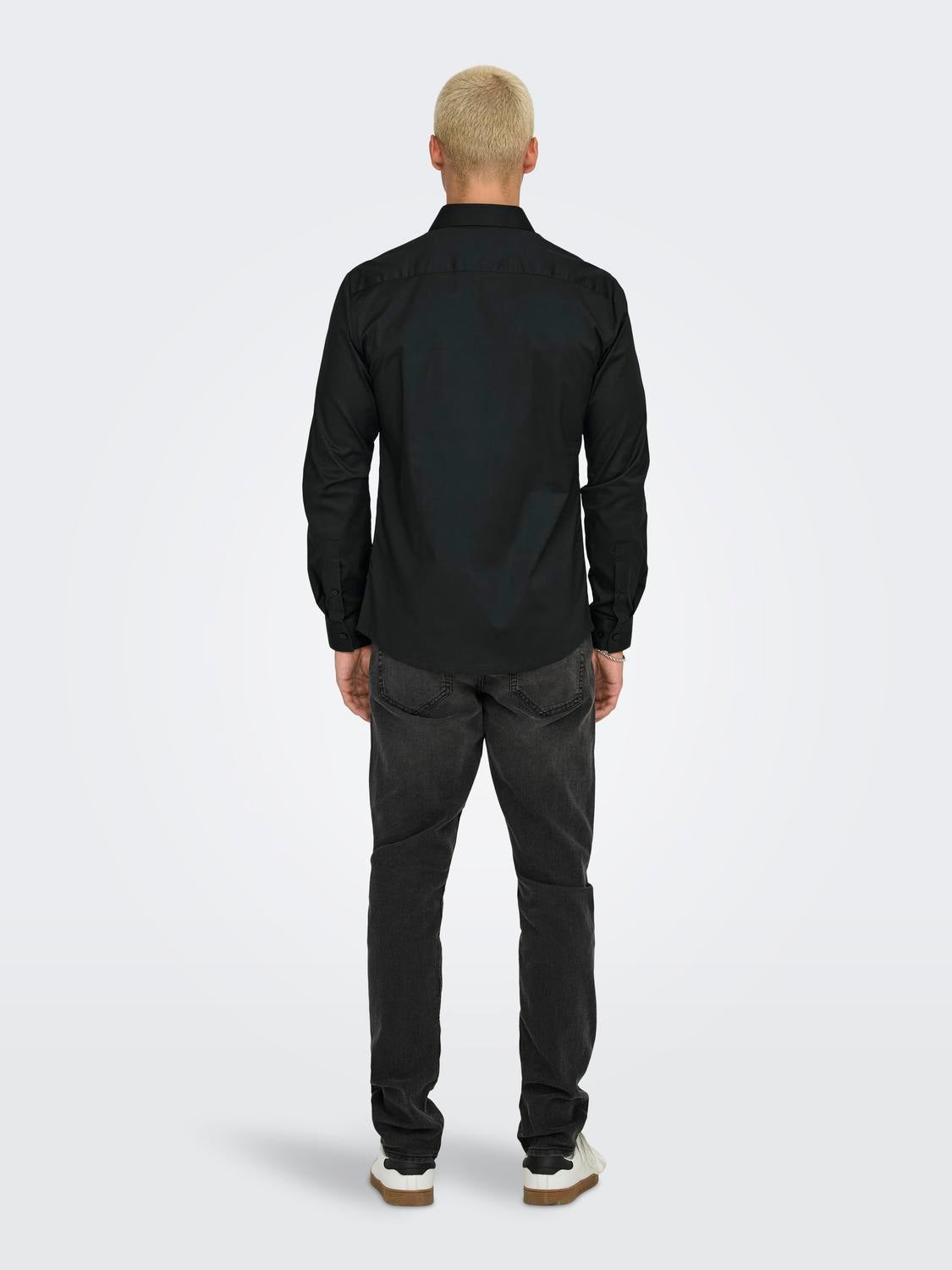 ONSJORDAN Hemd Black
