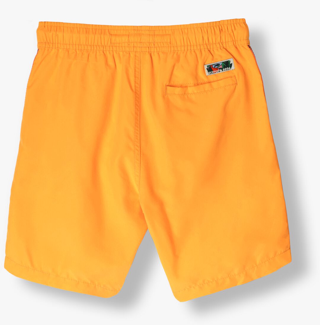 SCOTCH & SODA oranje scotch & soda  mid lenght magic swim shorts