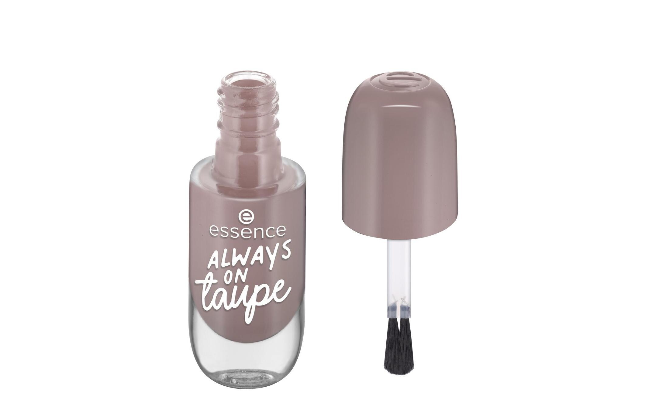 Nagellack Gel Nail 37 ALWAYS ON taupeSchnelltrocknender Nagellack für ein hochglänzendes Gel-Finish