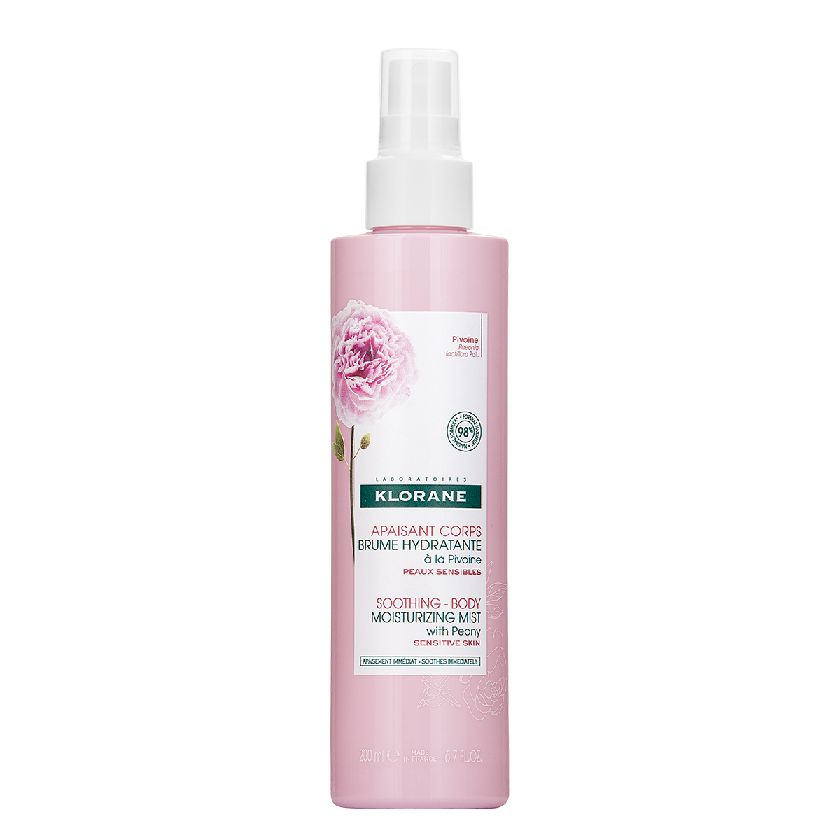 Klorane Pfingstrosen Spray<br>200 ml, feuchtigkeitsspendend Bio