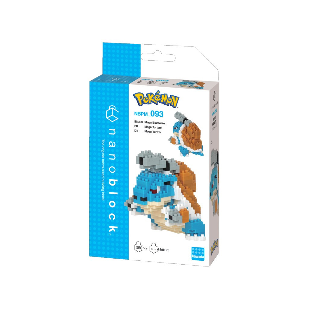 Nanoblock : Pokémon - Méga-Tortank