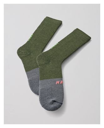 Chaussettes Maap Division Merino Vert