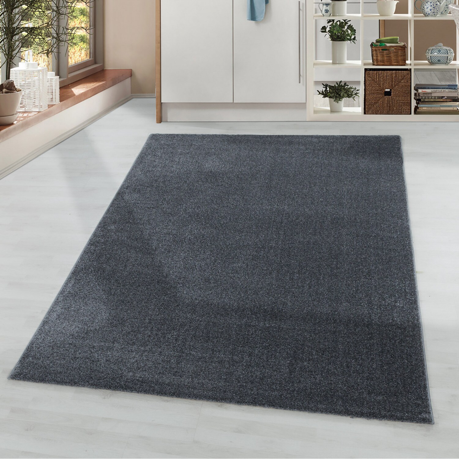 Stilvoller Designer Teppich, Modernes Design, Einfarbig, Leicht zu Pflegen