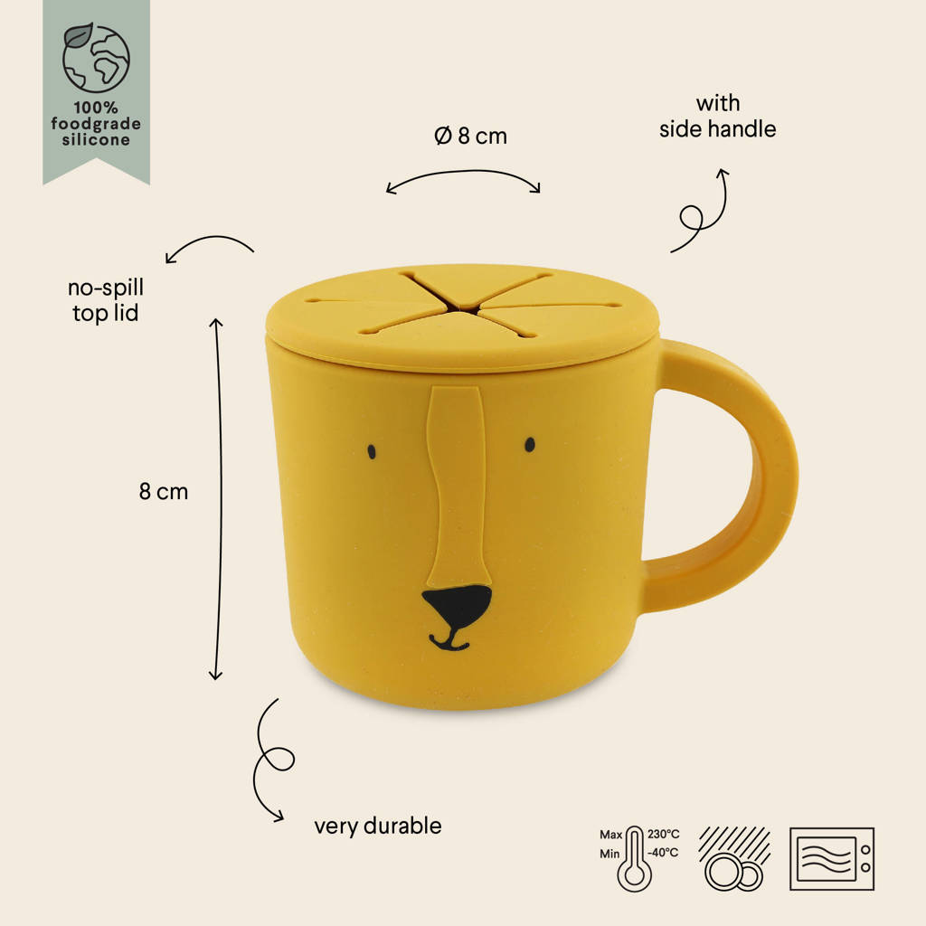 siliconen snackbeker Mr. Lion