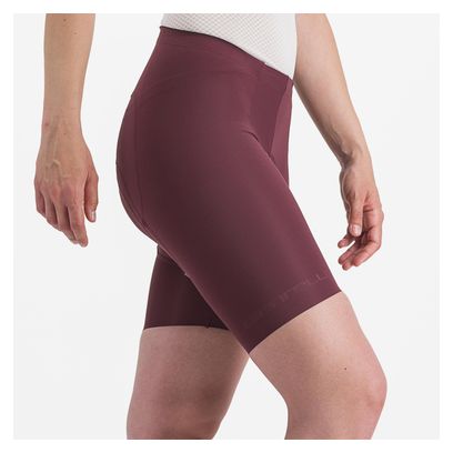 Cuissard Court Sans Bretelles Femme Castelli Free Aero RC Bordeaux