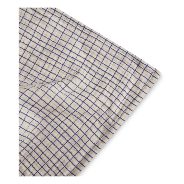 garbo&friends Couverture légère Checks | Cobalt