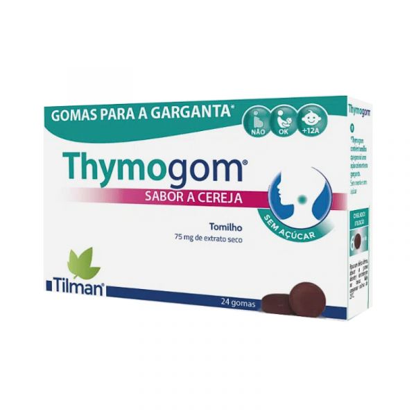 Thymogom Garganta Cereja 24 Gomas