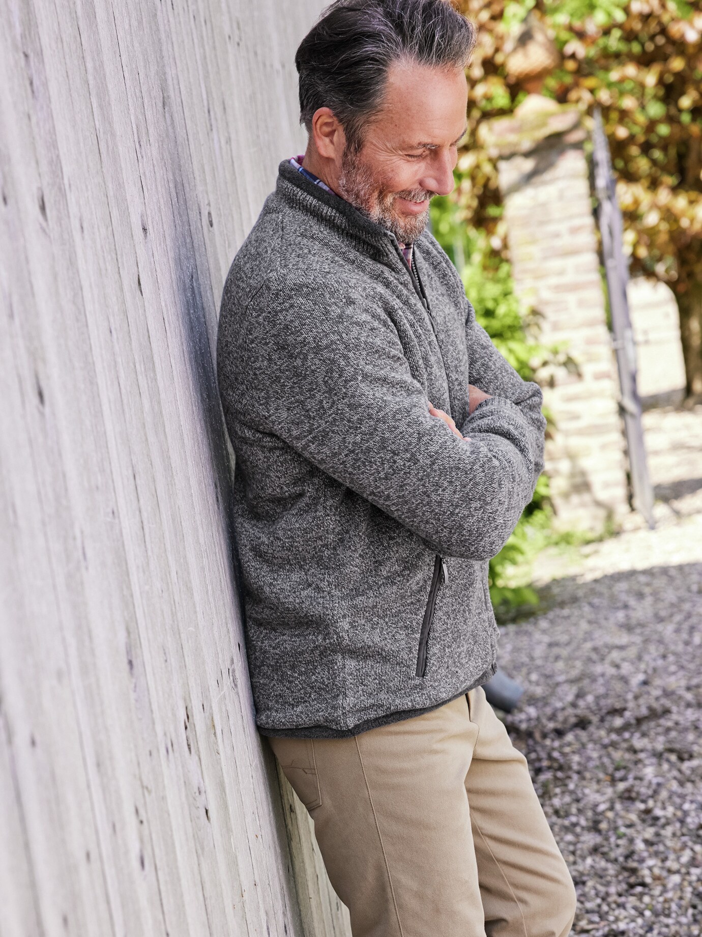 Strickfleecejacke Winterwarm