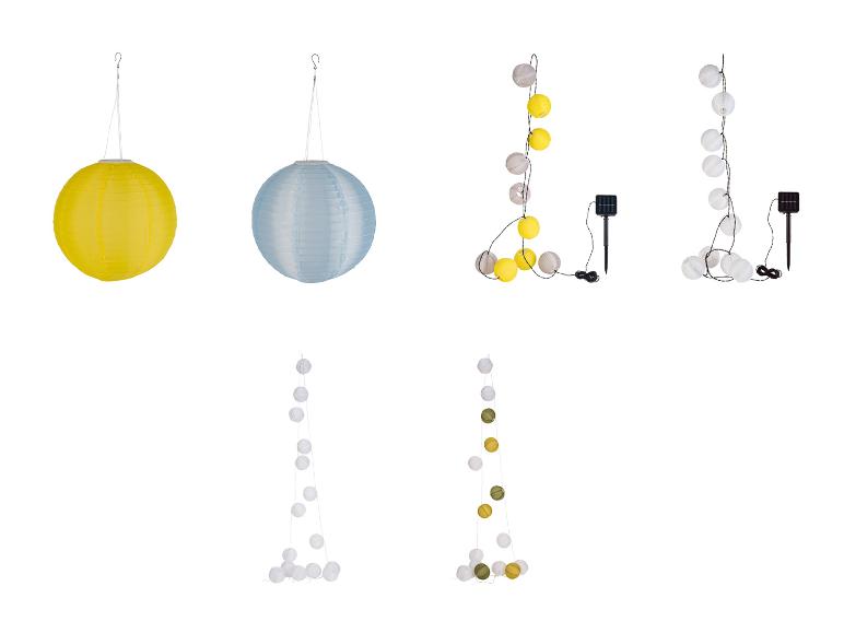 Solar LED-lichtketting of -lampion