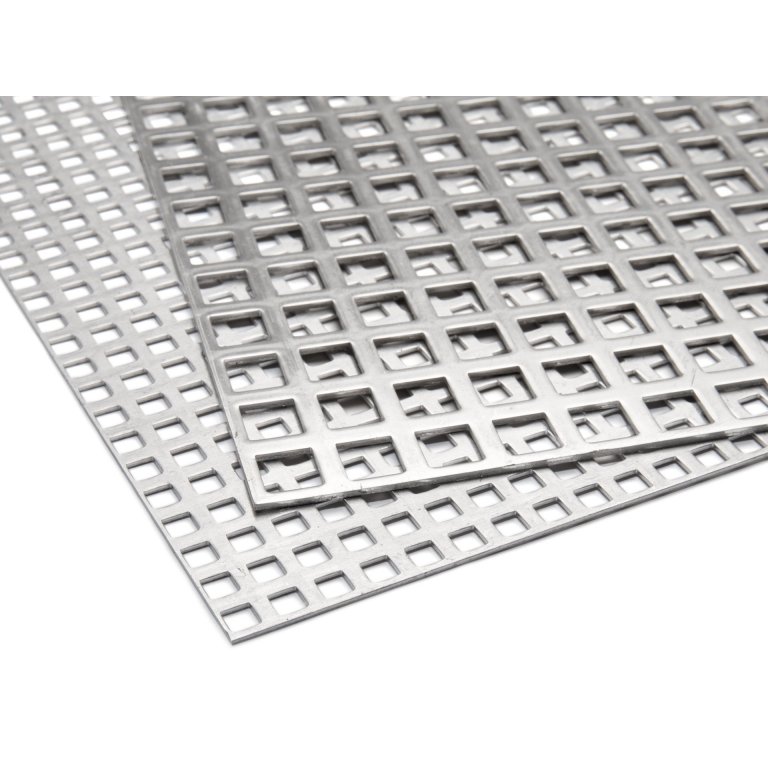 Aluminium Quadratloch, gerade (Zuschnitt möglich)