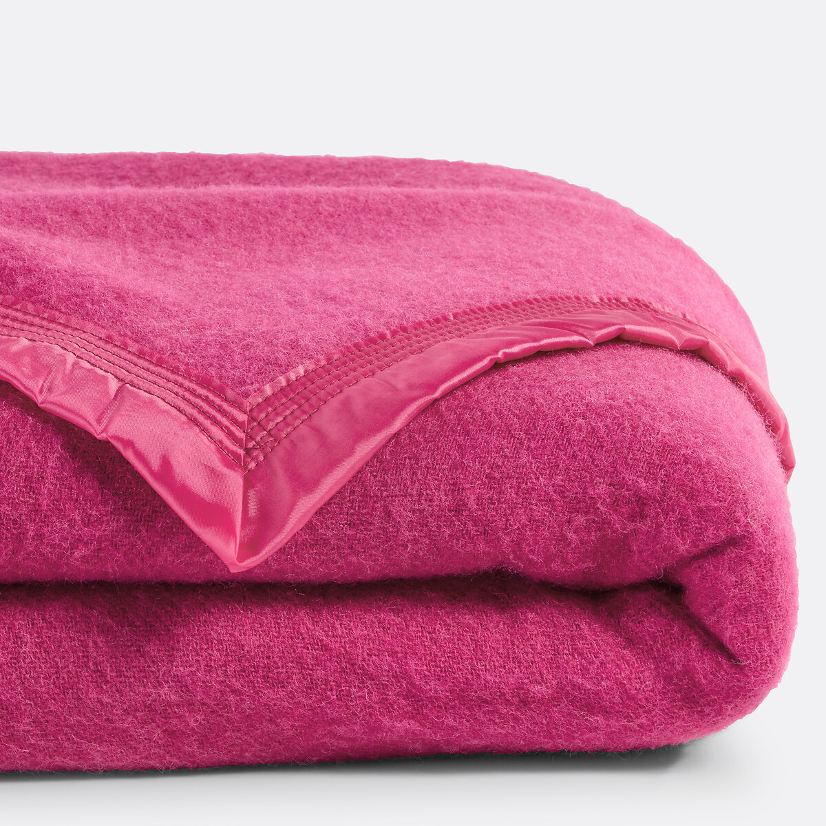 LA REDOUTE INTERIEURS<br>Manta em pura lã de barbear Woolmark 600 g/m2