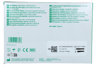 Lohmann & Rauscher Sentinex Sensitive Surgical Face Mask 50ST